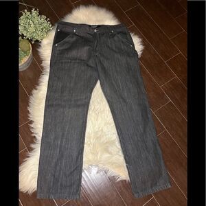 SP Collection black washed denim sz 40